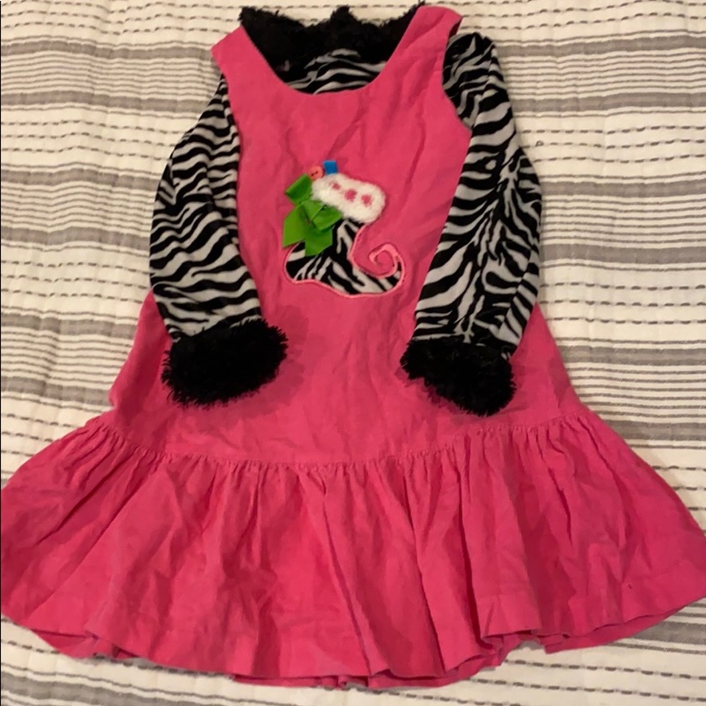 Peaches ‘n Cream Christmas stocking dress